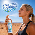 KineShineX Summer Sunscreen Spray is refreshing, moisturizing, non-greasy, and odorless, with a lightweight formula that brings freshness