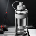 plastic space cup large capacity high temperature resistant drop resistant sports kettle men's outdoor water cup portable summer straw cup