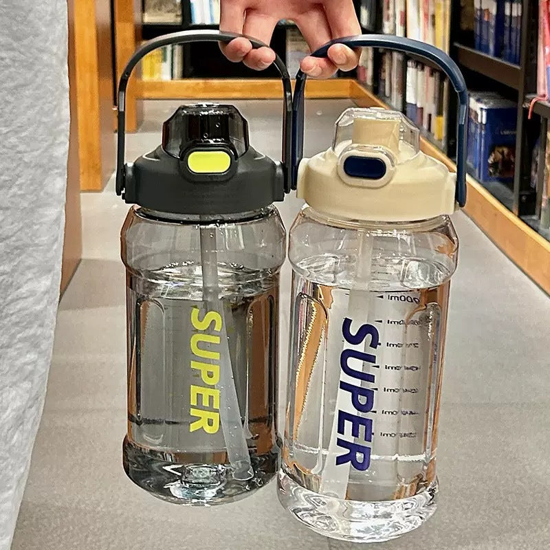 High-value sports kettle summer 2.0 sports fitness water cup with large capacity outdoor portable high temperature resistant with straw cup