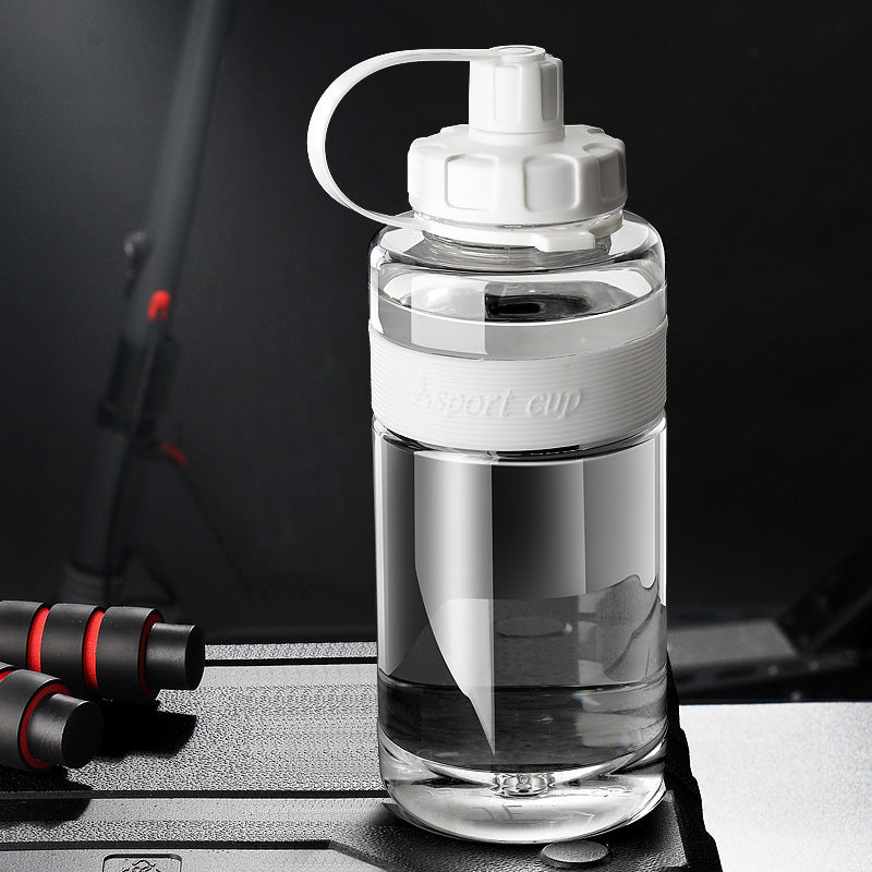 plastic space cup large capacity high temperature resistant drop resistant sports kettle men's outdoor water cup portable summer straw cup